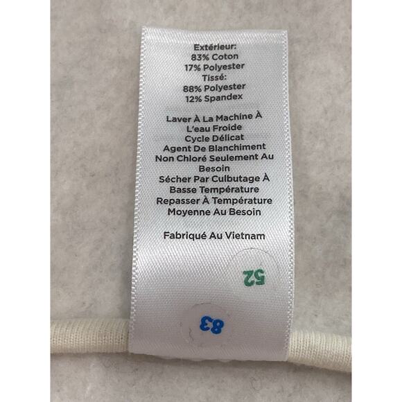 T By Talbots Vest Full Zip Mock Neck Fleece Lined Women's Size XS Ivory Cream - Picture 14 of 16